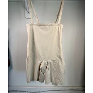 Motif Shapewear Compression Shorts‎ Straps Size Medium Beige Faja Postpartum